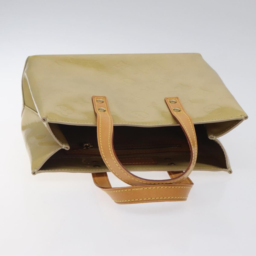 Louis Vuitton Reade Handbag Monogram Vernis Beige Patent_Leather Bag (Pre-Owned)