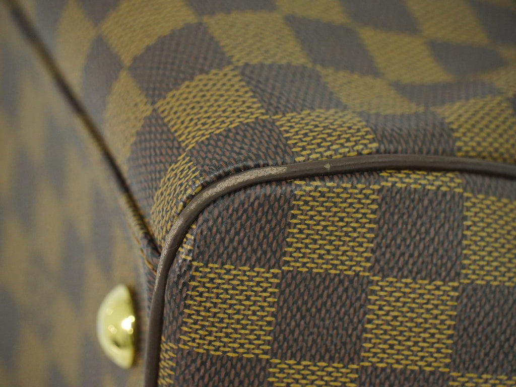 Louis Vuitton Trevi Handbag Damier Brown Canvas Handbag (Pre-Owned)