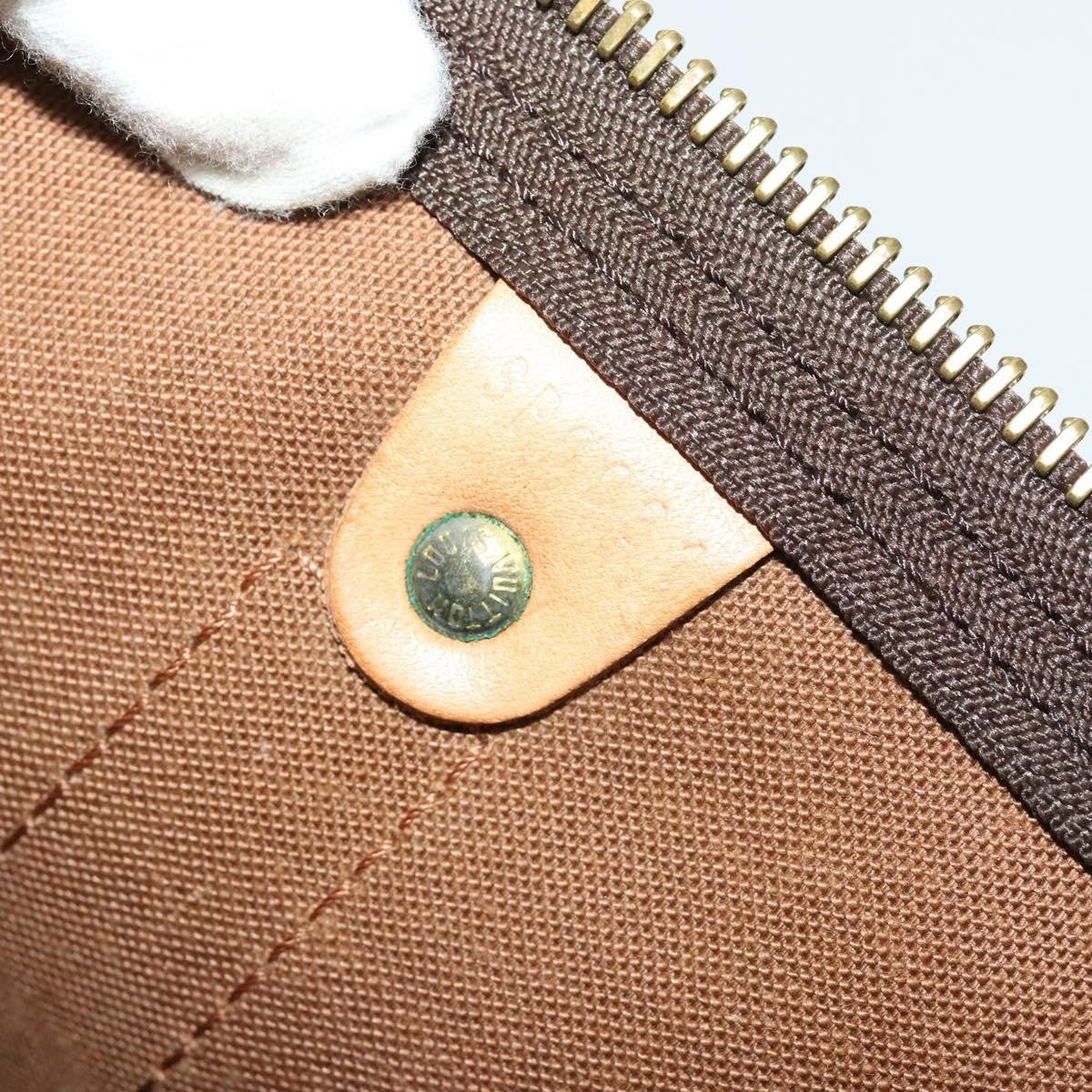 Louis Vuitton Keepall Bag Monogram Canvas Brown Canvas Bag (Pre-Owned)