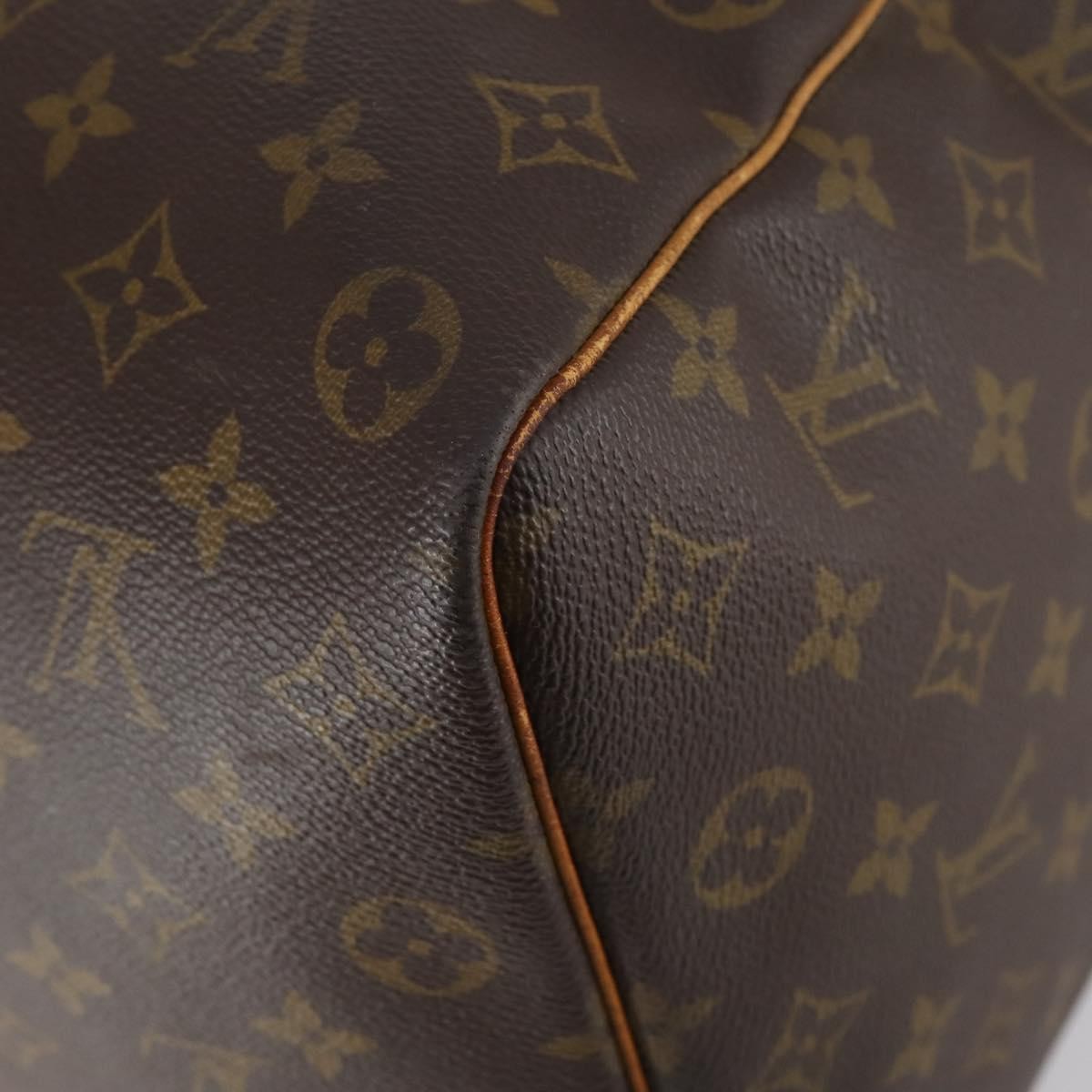 Louis Vuitton Keepall Bag Monogram Canvas Brown Canvas Travel Bag Bag (Pre-Owned)