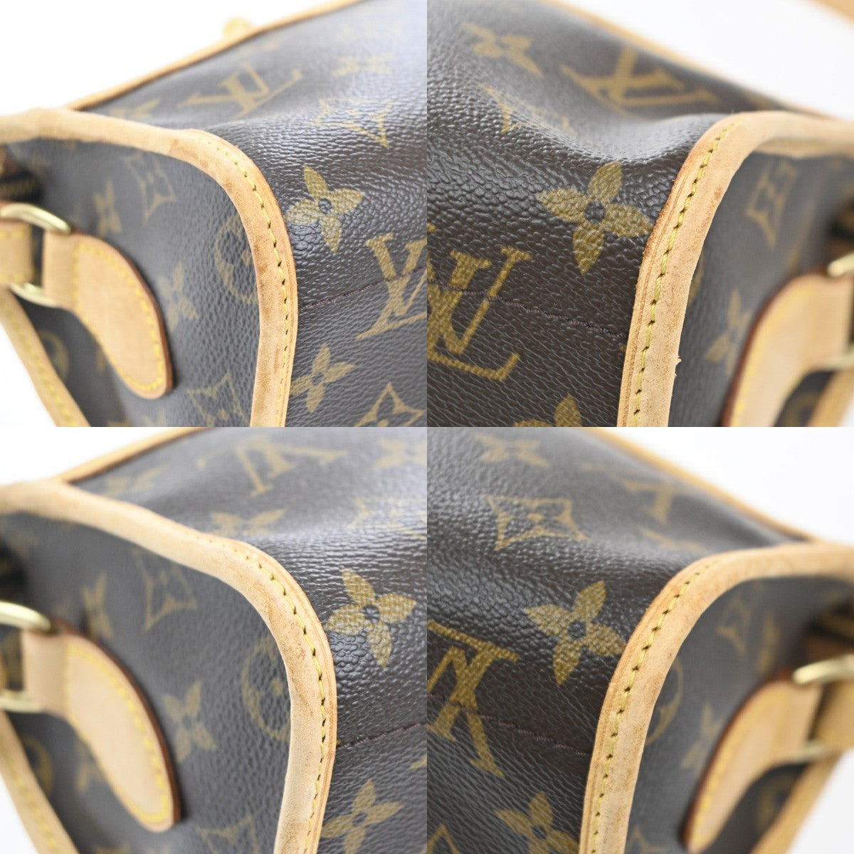 Louis Vuitton Popincourt Shoulder Bag Monogram Canvas Brown Canvas Shoulder Bag Bag (Pre-Owned)