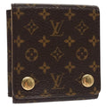 Louis Vuitton Case Jewelry Box Canvas Brown Canvas Wallets Accessory (Pre-Owned)