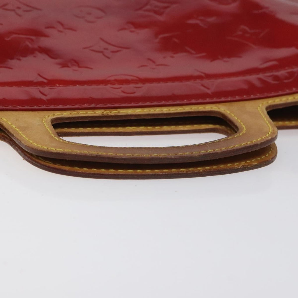 Louis Vuitton Stanton Handbag Monogram Vernis Red Patent_Leather Tote Bag Bag (Pre-Owned)