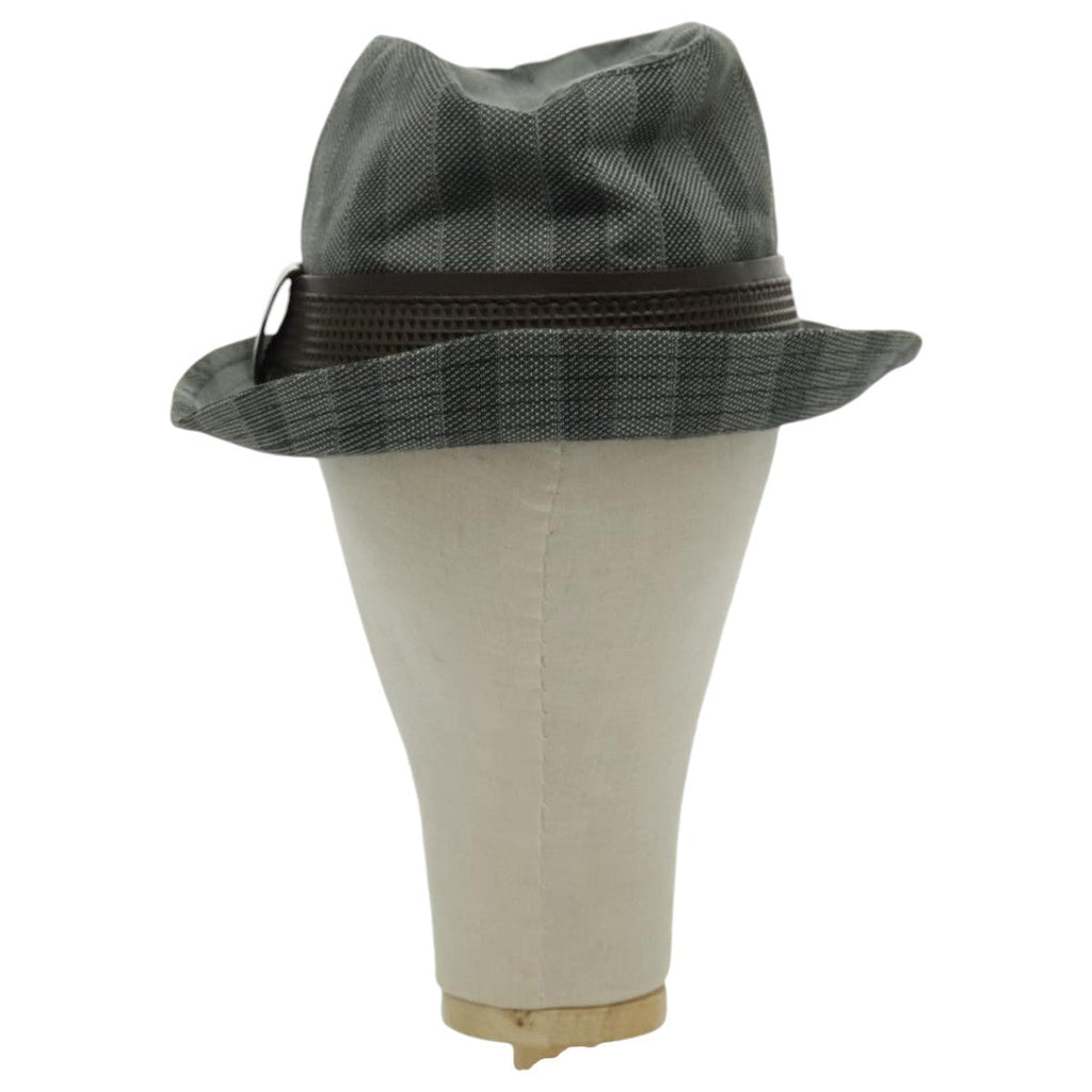 Louis Vuitton Lv Graphical Hat Cotton Gray Cotton Head Accessory Accessory (Pre-Owned)