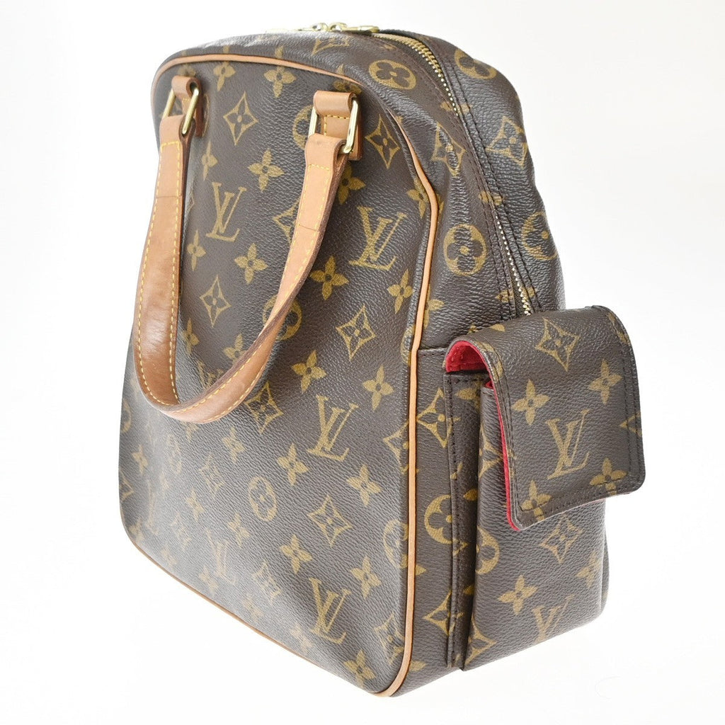 Louis Vuitton Excentri-Cite Handbag Monogram Canvas Brown Canvas Handbag (Pre-Owned)