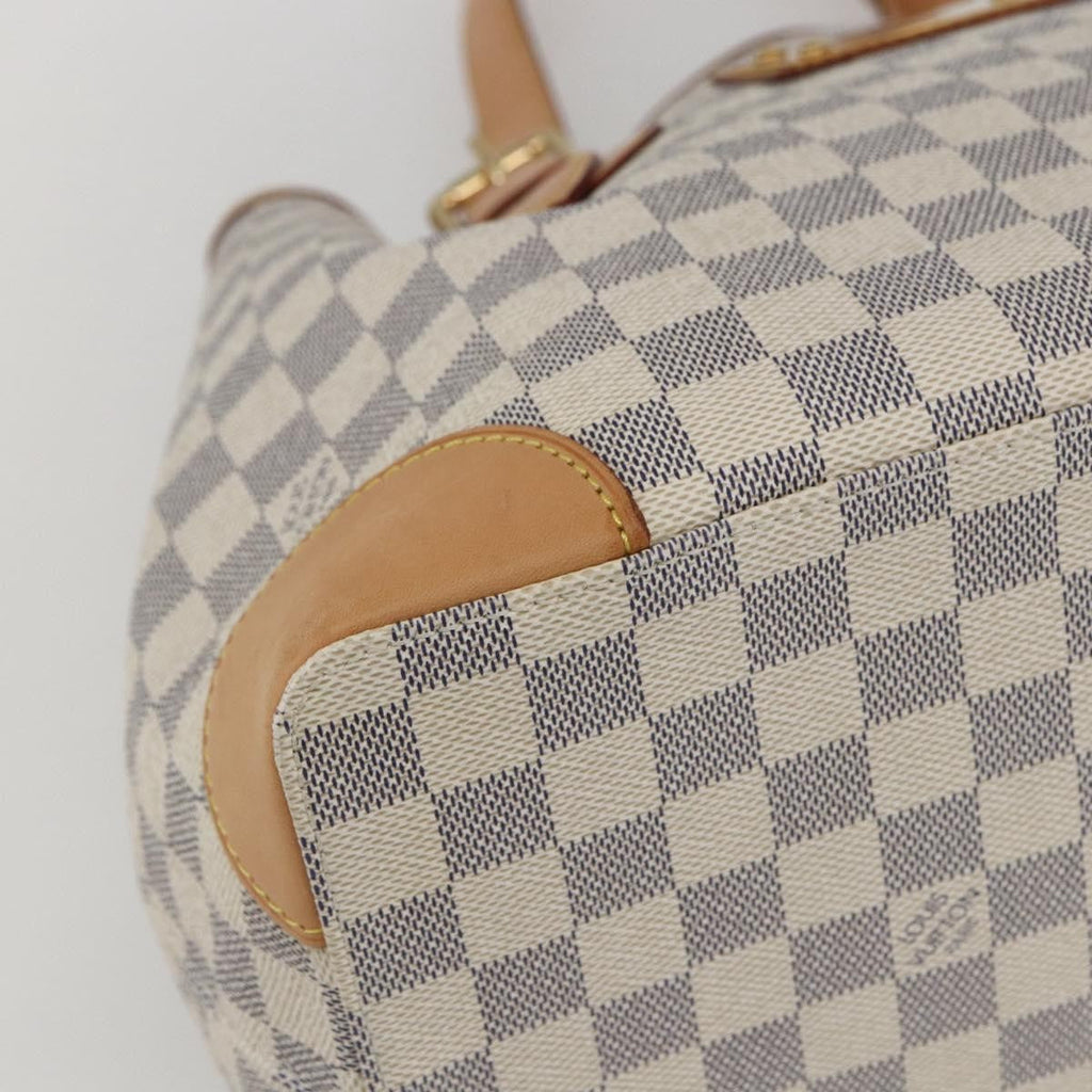 Louis Vuitton Hampstead Handbag Damier White Canvas Tote Bag Bag (Pre-Owned)