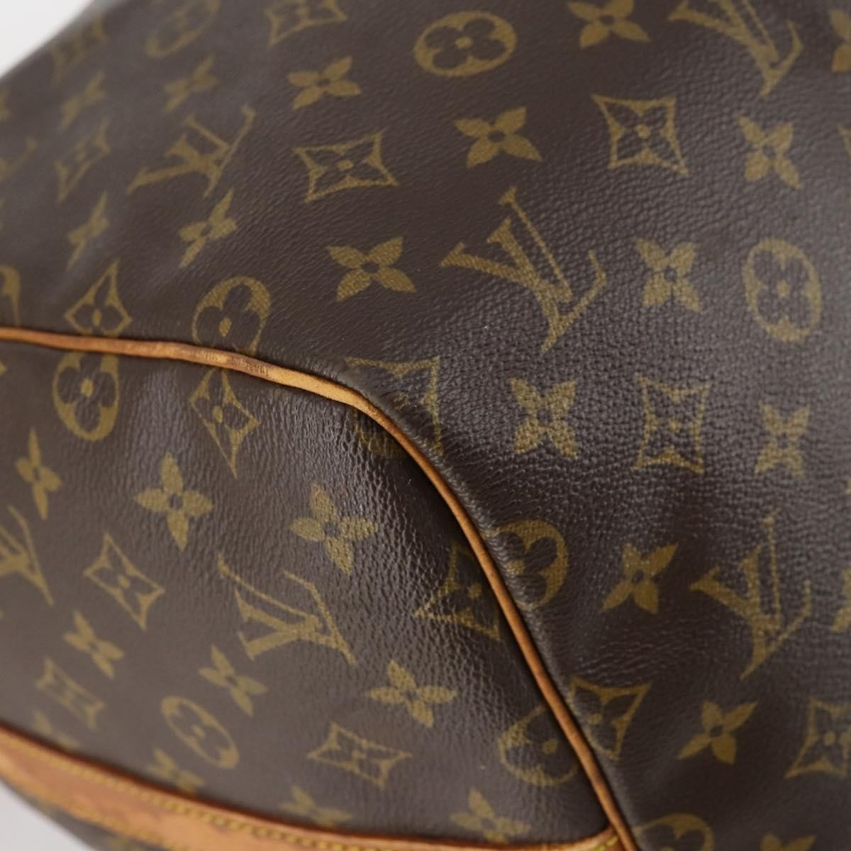 Louis Vuitton Keepall Bandouliere Bag Monogram Canvas Brown Canvas Travel Bag Bag (Pre-Owned)