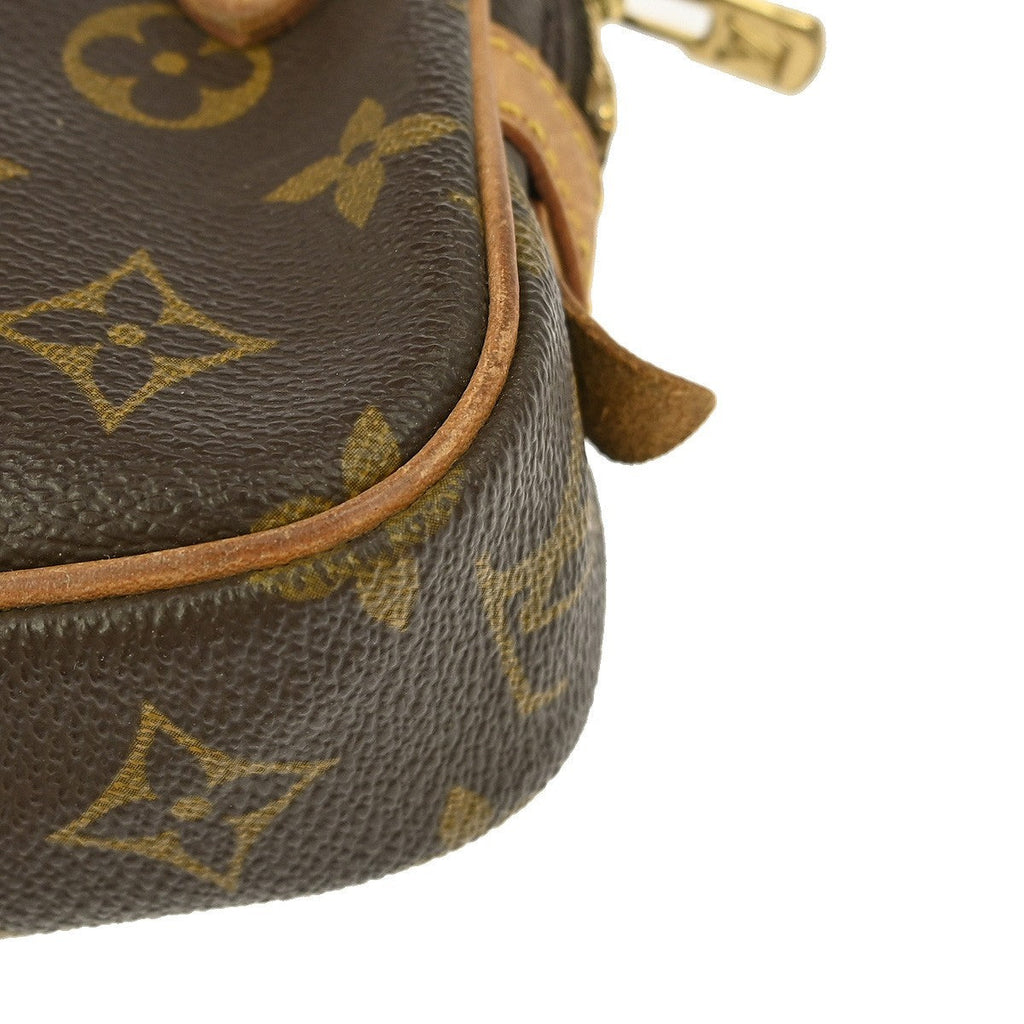 Louis Vuitton Pochette Marly Bandouliere Bag Monogram Canvas Brown Canvas Shoulder Bag Bag (Pre-Owned)