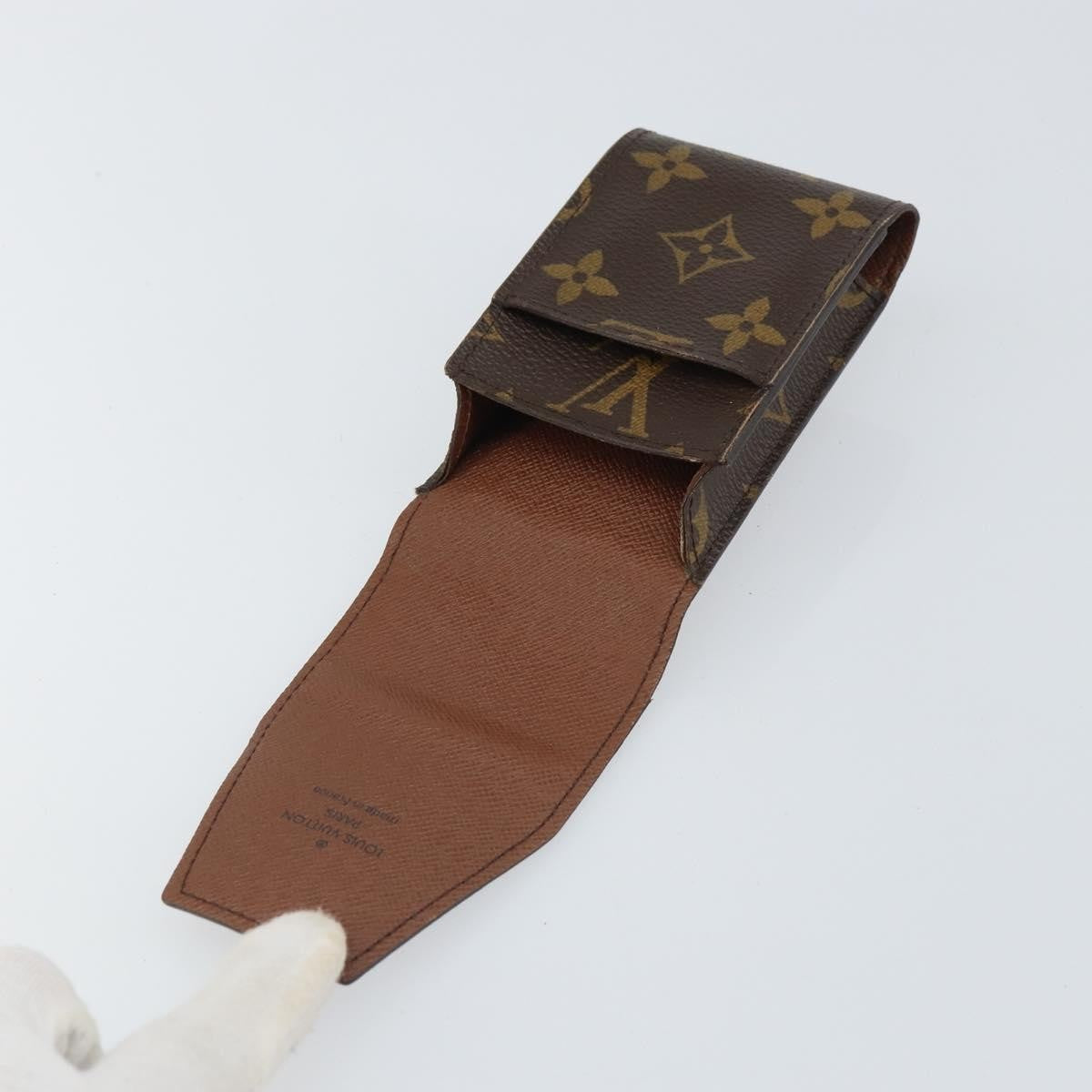 Louis Vuitton Etui Cigarette Case Monogram Canvas Brown Canvas Wallets Accessory (Pre-Owned)