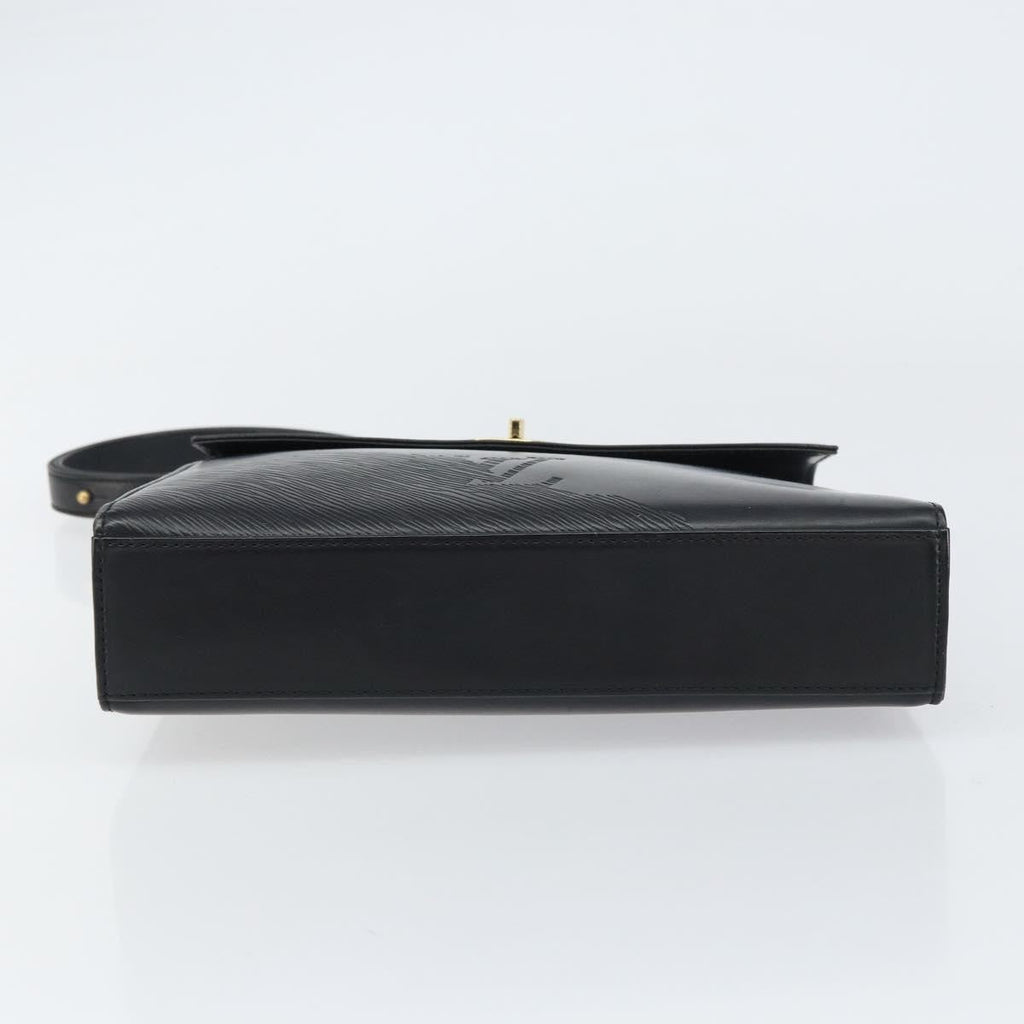Louis Vuitton Opera Line Spartan Bag Leather Black Leather Handbag (Pre-Owned)