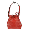 Louis Vuitton Petit Noe Handbag Epi Leather Red Leather Shoulder Bag Bag (Pre-Owned)
