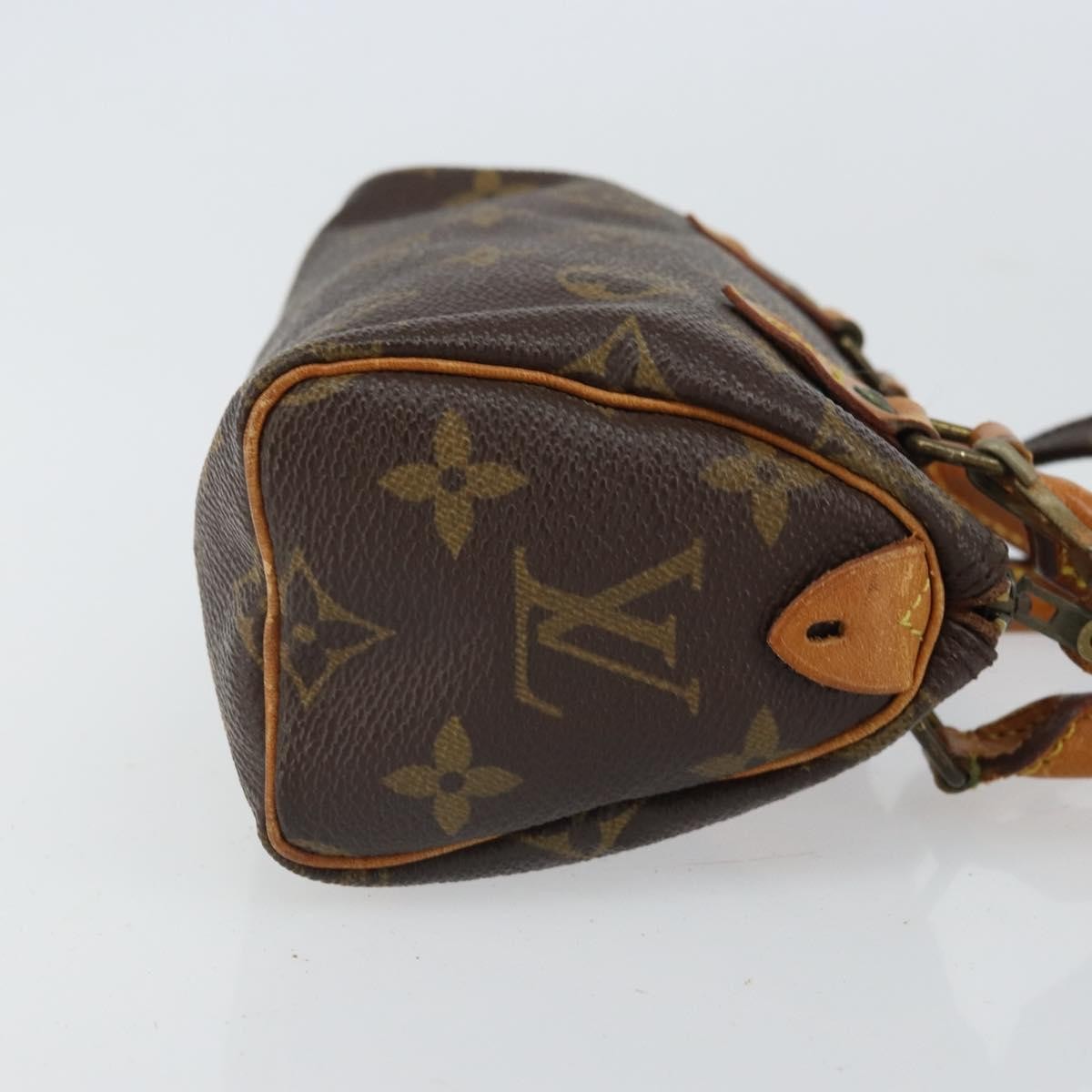 Louis Vuitton Speedy Mini Hl Handbag Monogram Canvas Brown Canvas Handbag (Pre-Owned)