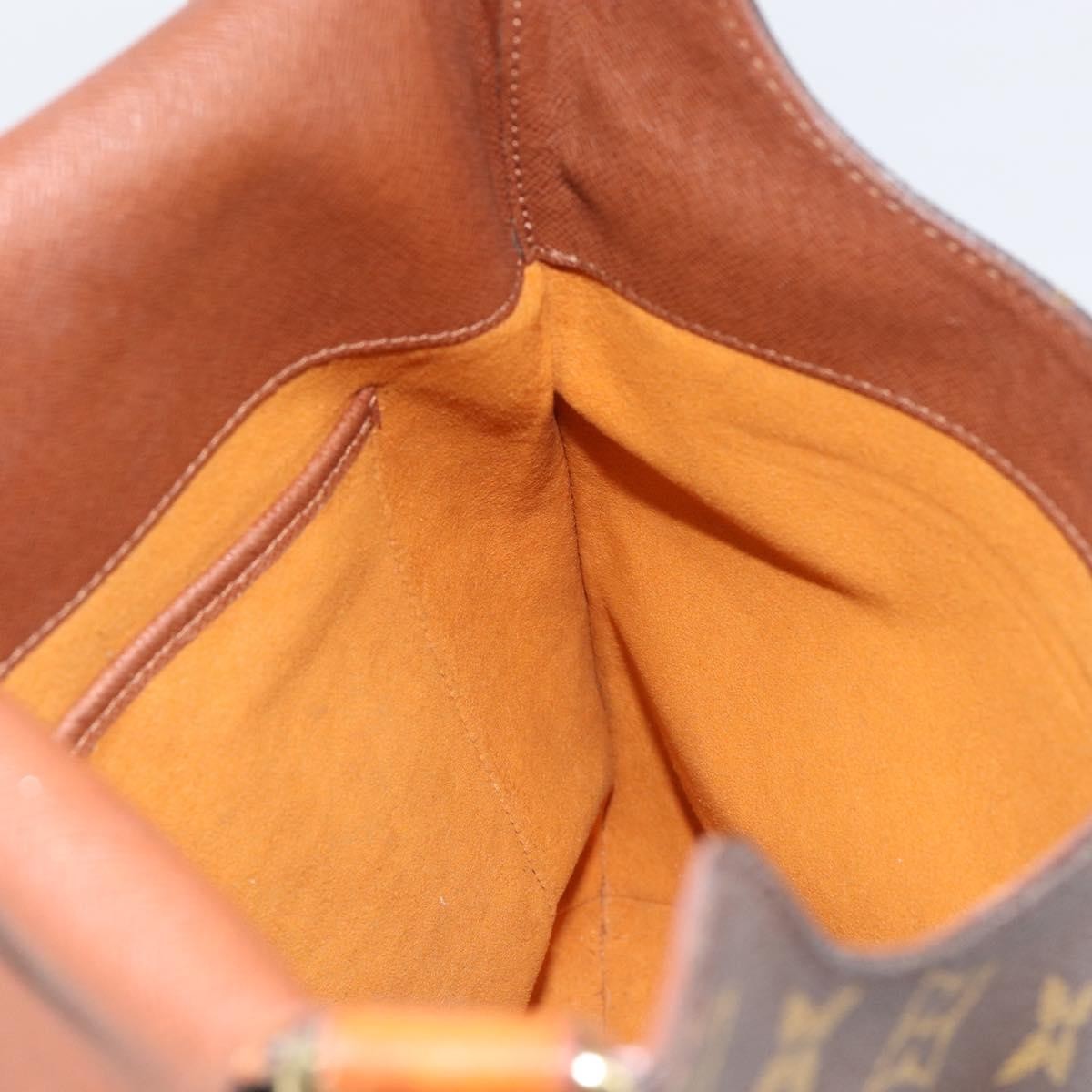 Louis Vuitton Musette Handbag Monogram Canvas Brown Canvas Shoulder Bag Bag (Pre-Owned)