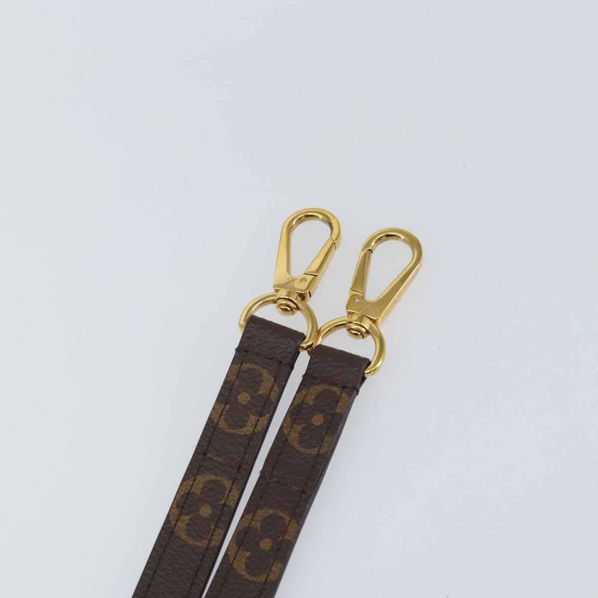 Louis Vuitton Montaigne Shoulder Strap Monogram Canvas Brown Canvas Straps Accessory (Pre-Owned)