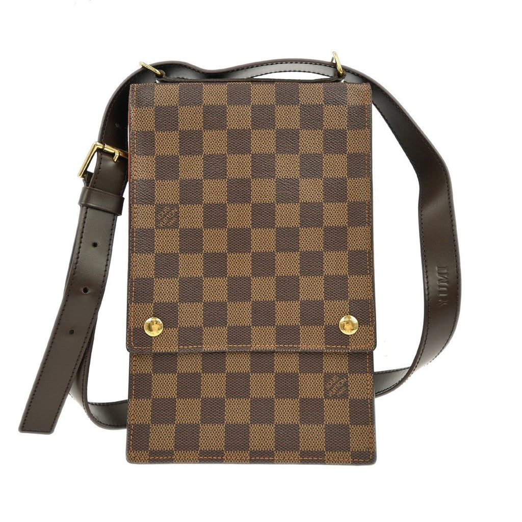 Louis Vuitton Portobello Messenger Damier Brown Canvas Shoulder Bag Bag (Pre-Owned)