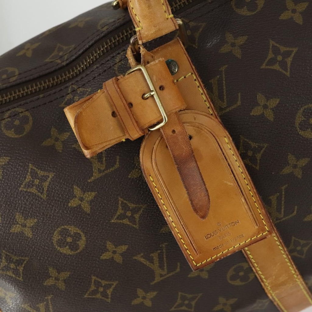 Louis Vuitton Keepall Bag Monogram Canvas Brown Canvas Travel Bag Bag (Pre-Owned)