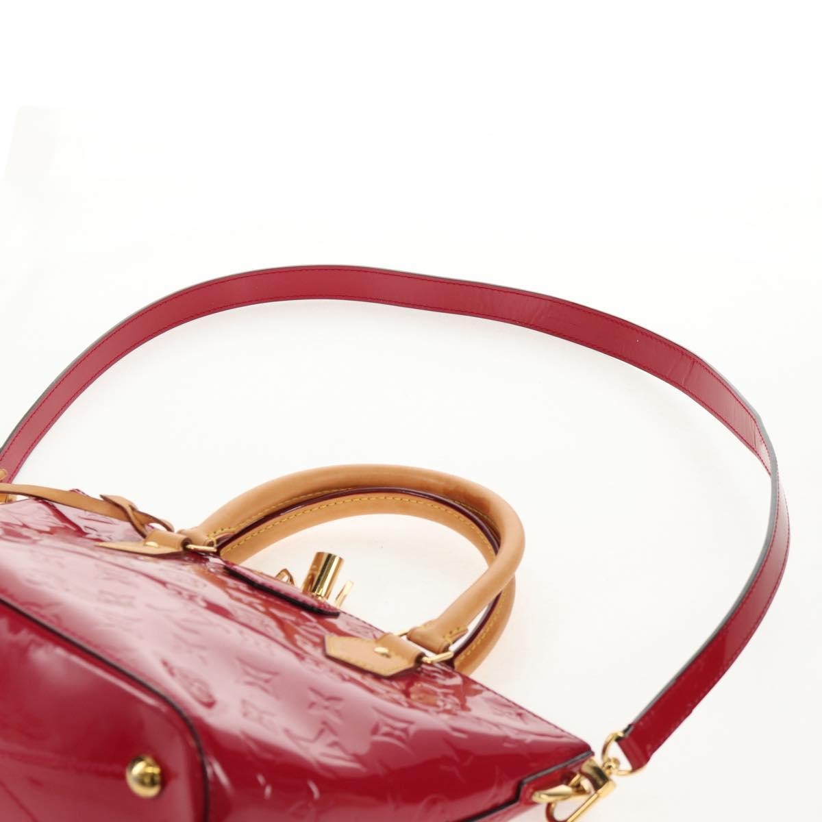 Louis Vuitton Montebello Handbag Monogram Vernis Pink Patent_Leather Handbag (Pre-Owned)