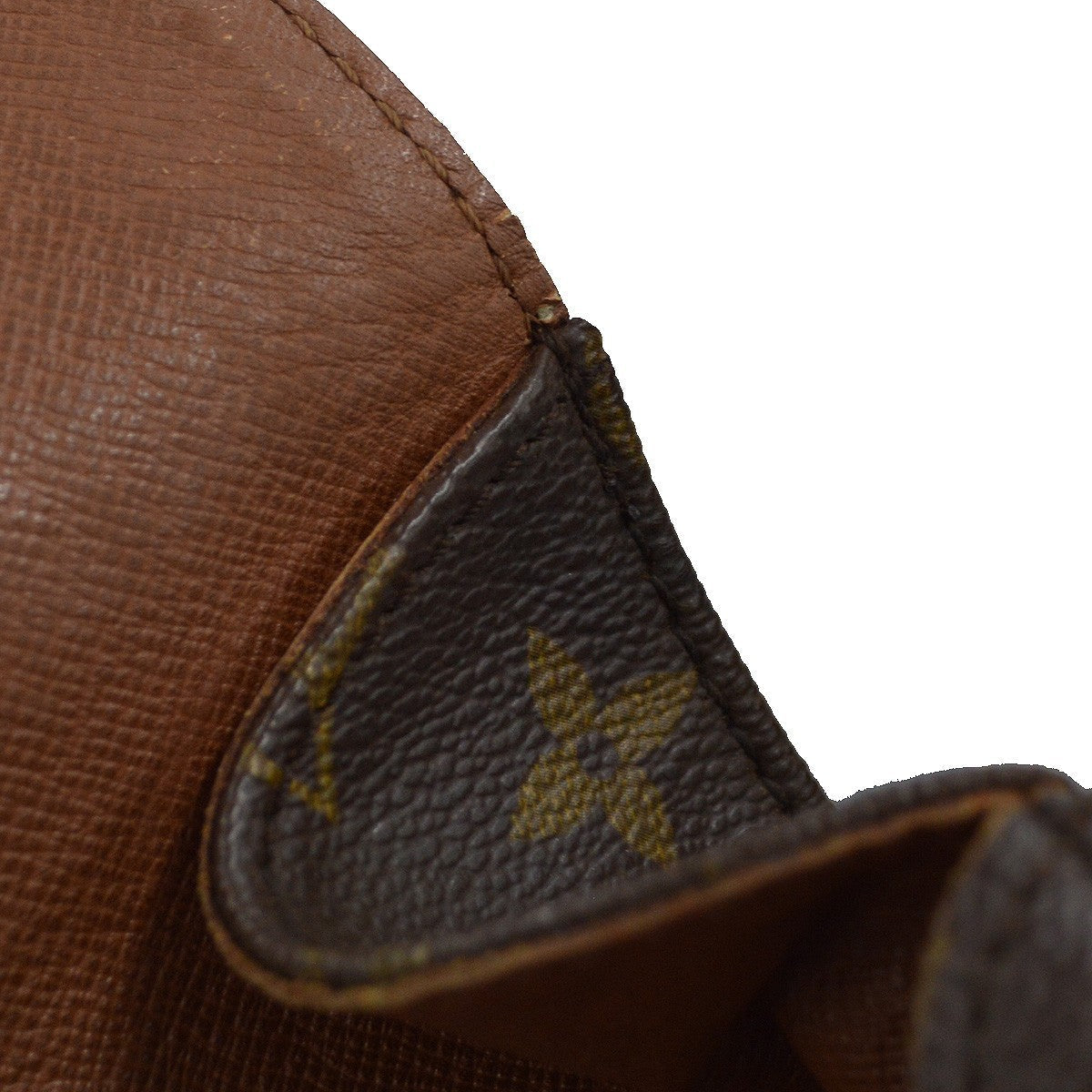 Louis Vuitton Cartouchiere Handbag Monogram Canvas Brown Canvas Shoulder Bag Bag (Pre-Owned)