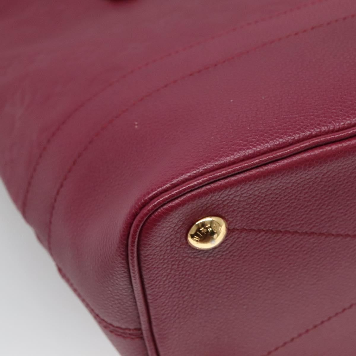 Louis Vuitton Citadine Handbag Monogram Empreinte Leather Purple Leather Tote Bag Bag (Pre-Owned)
