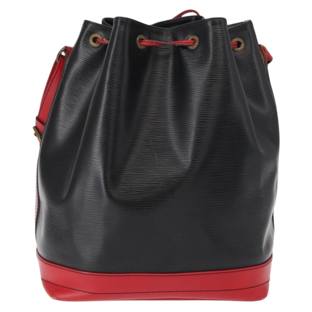 Louis Vuitton Bicolor Noe Handbag Epi Leather Black Leather Shoulder Bag Bag (Pre-Owned)