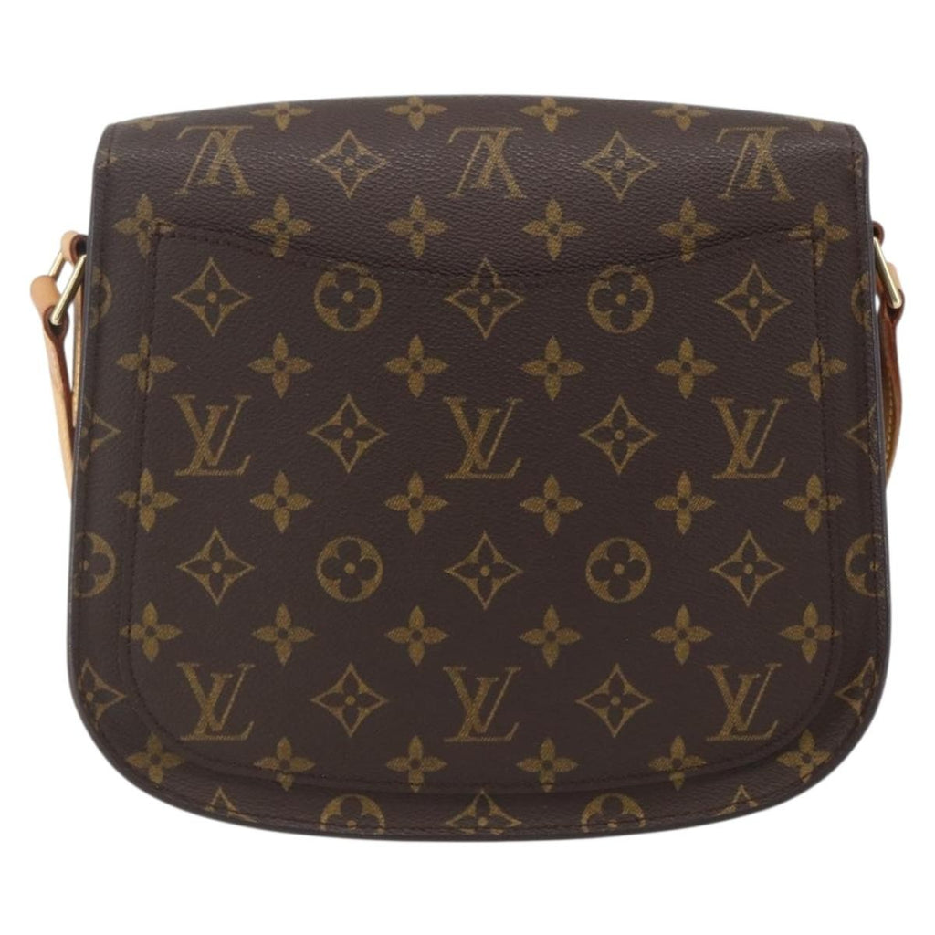 Louis Vuitton Saint Cloud Handbag Monogram Canvas Brown Canvas Shoulder Bag Bag (Pre-Owned)