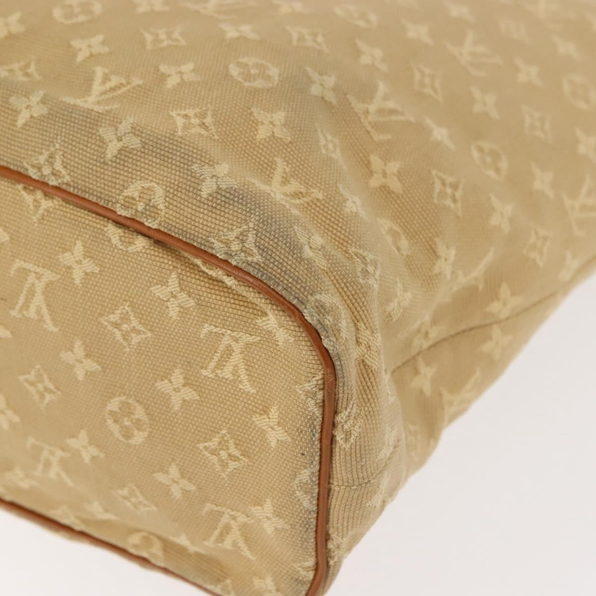 Louis Vuitton Lucille Handbag Mini Lin Beige Canvas Tote Bag Bag (Pre-Owned)