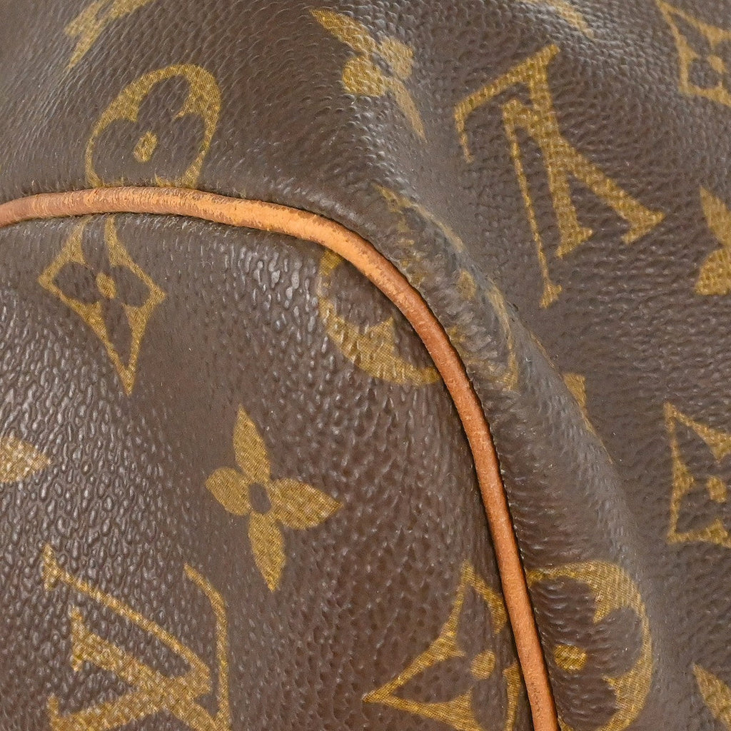Louis Vuitton Keepall Bandouliere Bag Monogram Canvas Brown Canvas Travel Bag Bag (Pre-Owned)