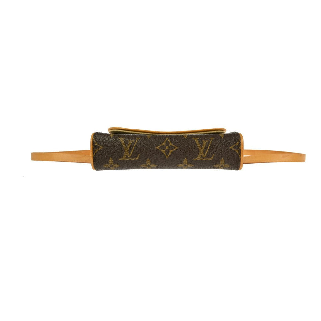 Louis Vuitton Florentine Waist Bag Monogram Canvas Brown Canvas Clutche & Pouche Bag (Pre-Owned)