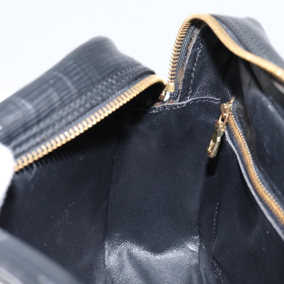 Louis Vuitton Trocadero Handbag Epi Leather Black Leather Shoulder Bag Bag (Pre-Owned)