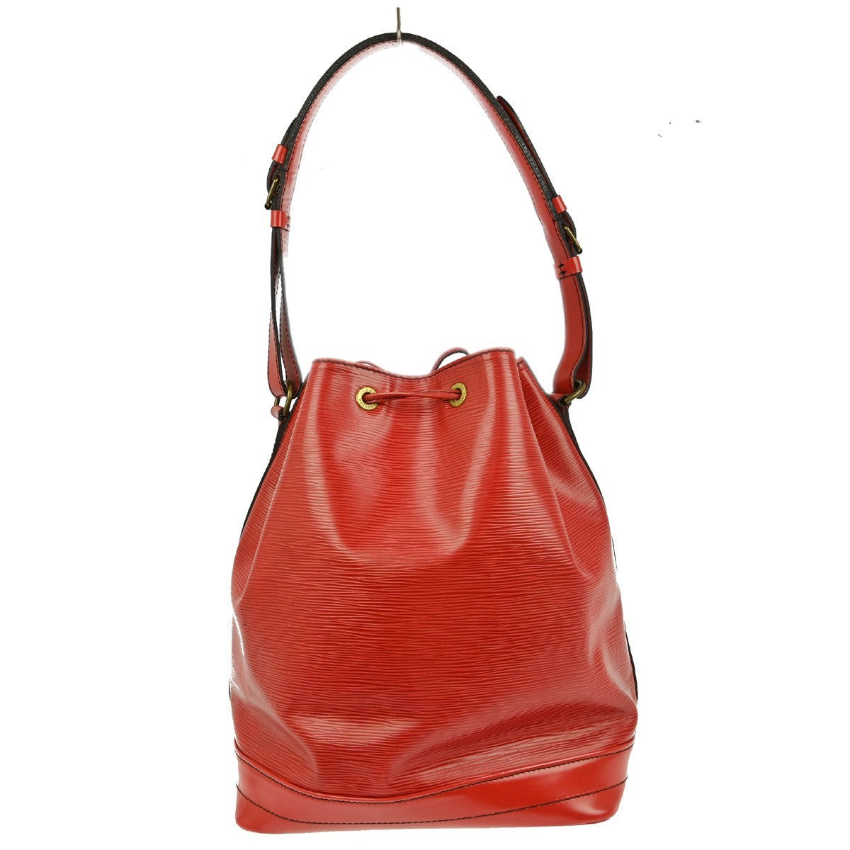 Louis Vuitton Noe Handbag Epi Leather Red Leather Shoulder Bag Bag (Pre-Owned)