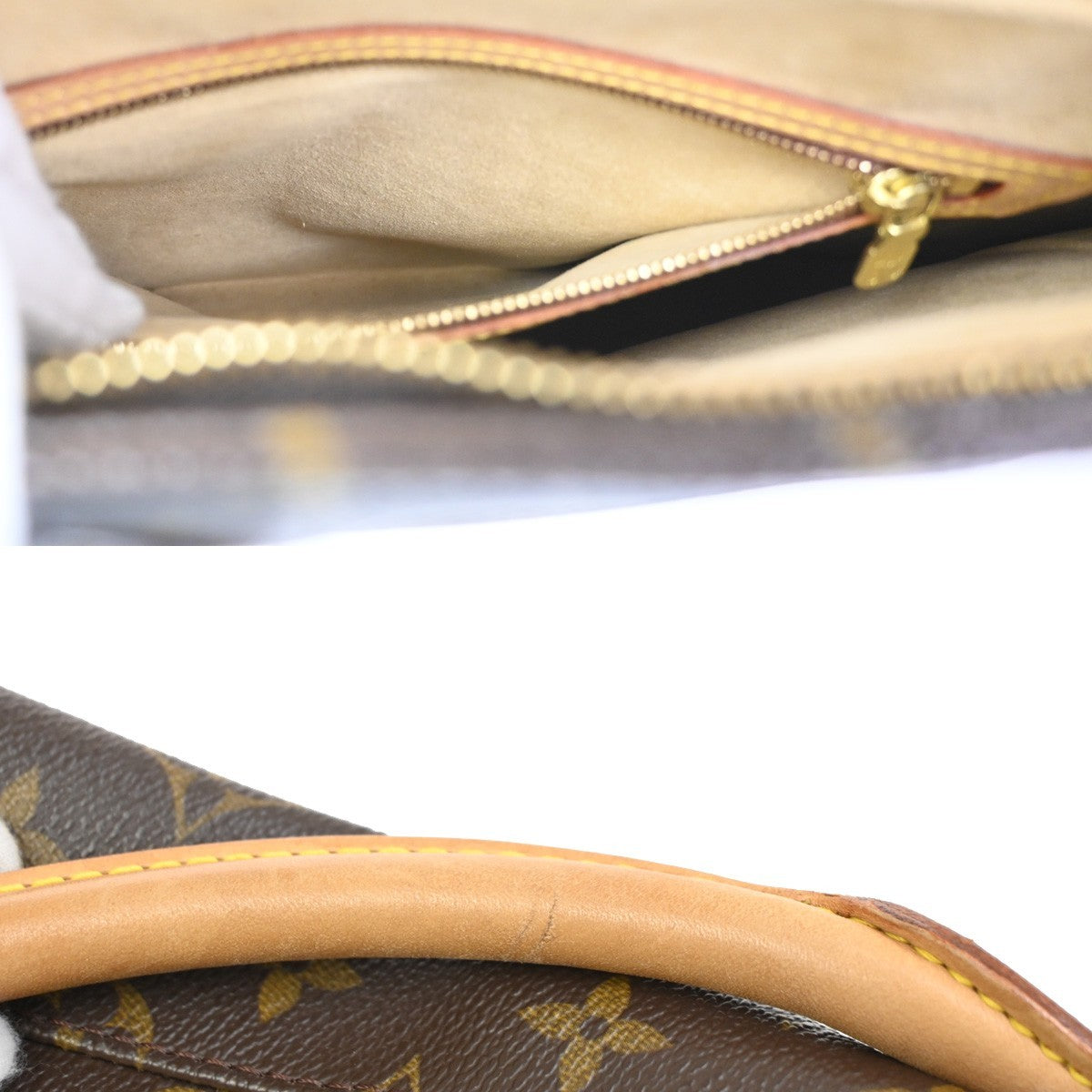 Louis Vuitton Monogram Looping Handbag Monogram Canvas Brown Canvas Shoulder Bag Bag (Pre-Owned)