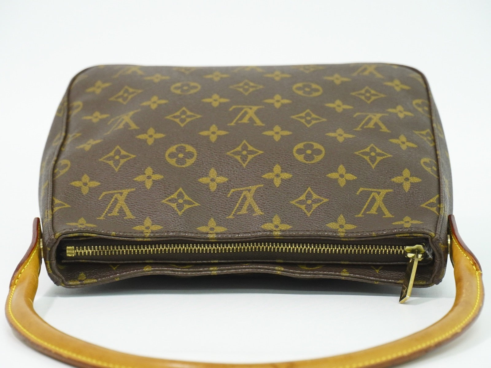 Louis Vuitton Monogram Looping Handbag Monogram Canvas Brown Canvas Shoulder Bag Bag (Pre-Owned)