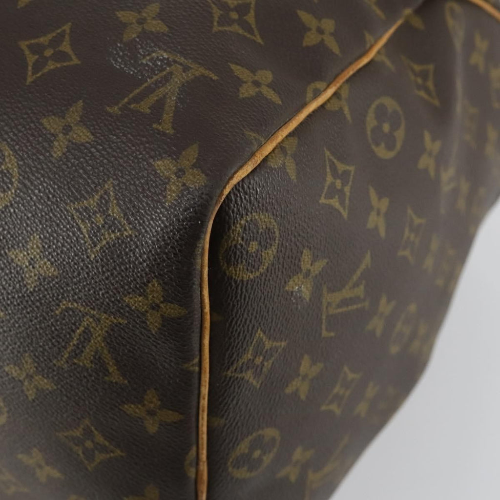 Louis Vuitton Keepall Bag Monogram Canvas Brown Canvas Travel Bag Bag (Pre-Owned)