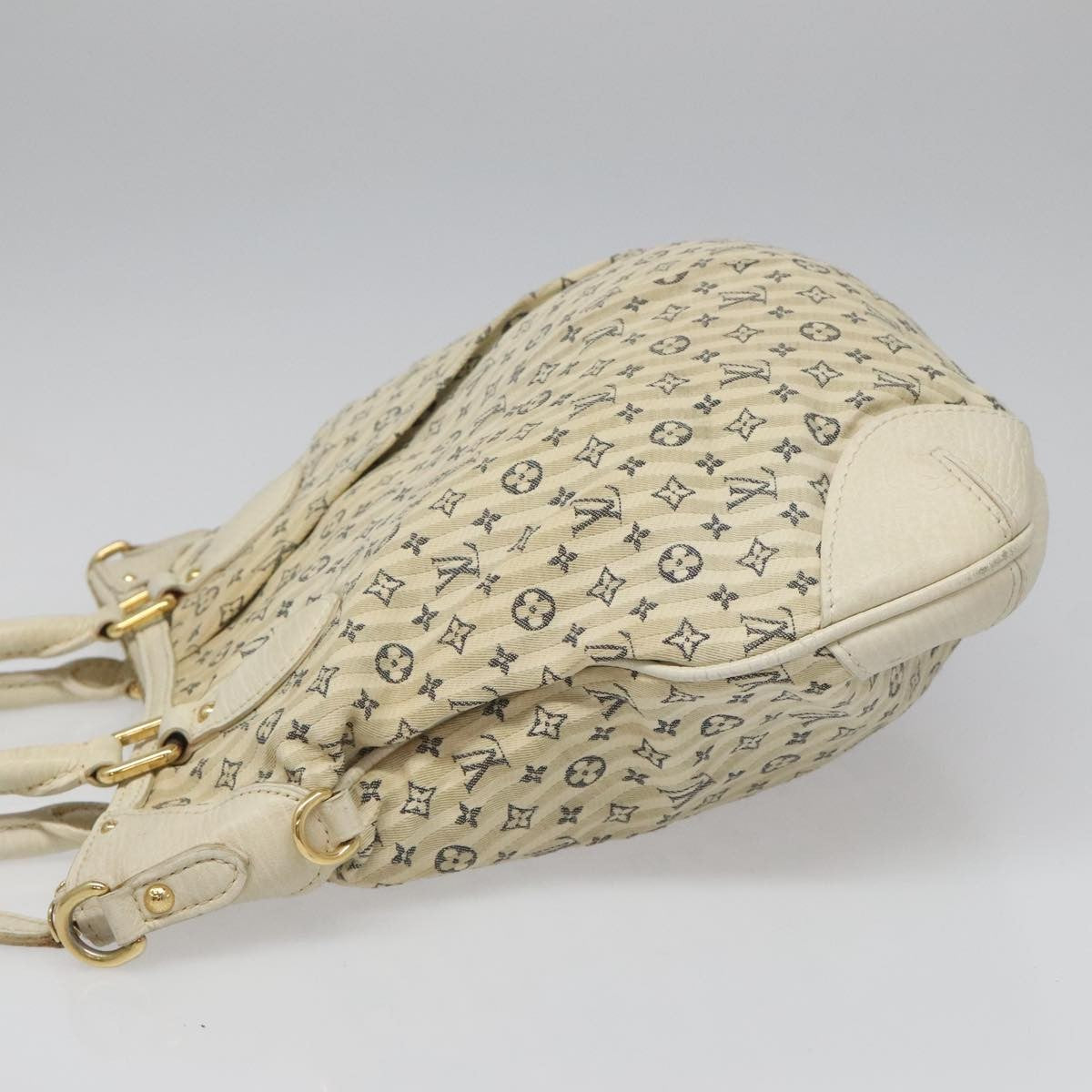 Louis Vuitton Marina Handbag Mini Lin Croisette Beige Canvas Bag (Pre-Owned)