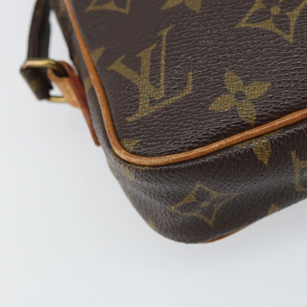 Louis Vuitton Danube Handbag Monogram Canvas Brown Canvas Shoulder Bag Bag (Pre-Owned)