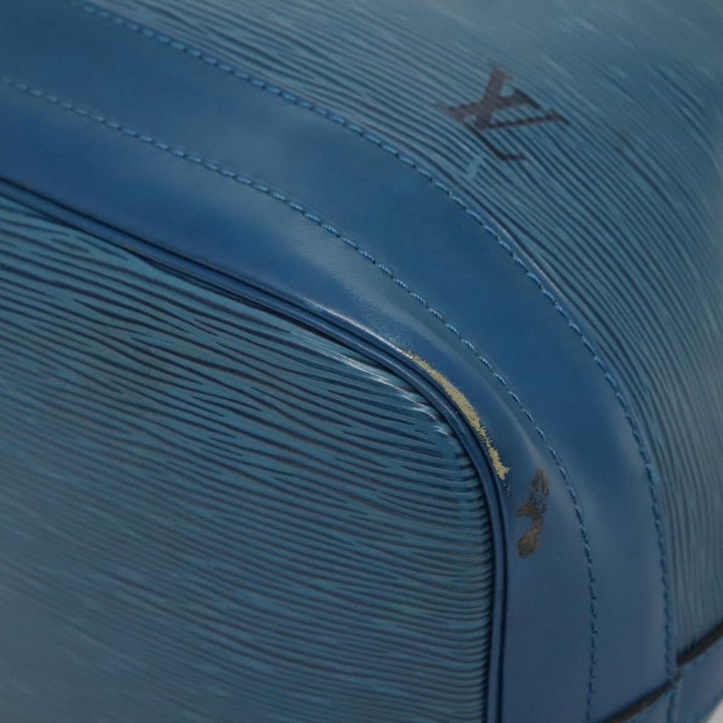 Louis Vuitton Noe Handbag Epi Leather Blue Leather Bag (Pre-Owned)