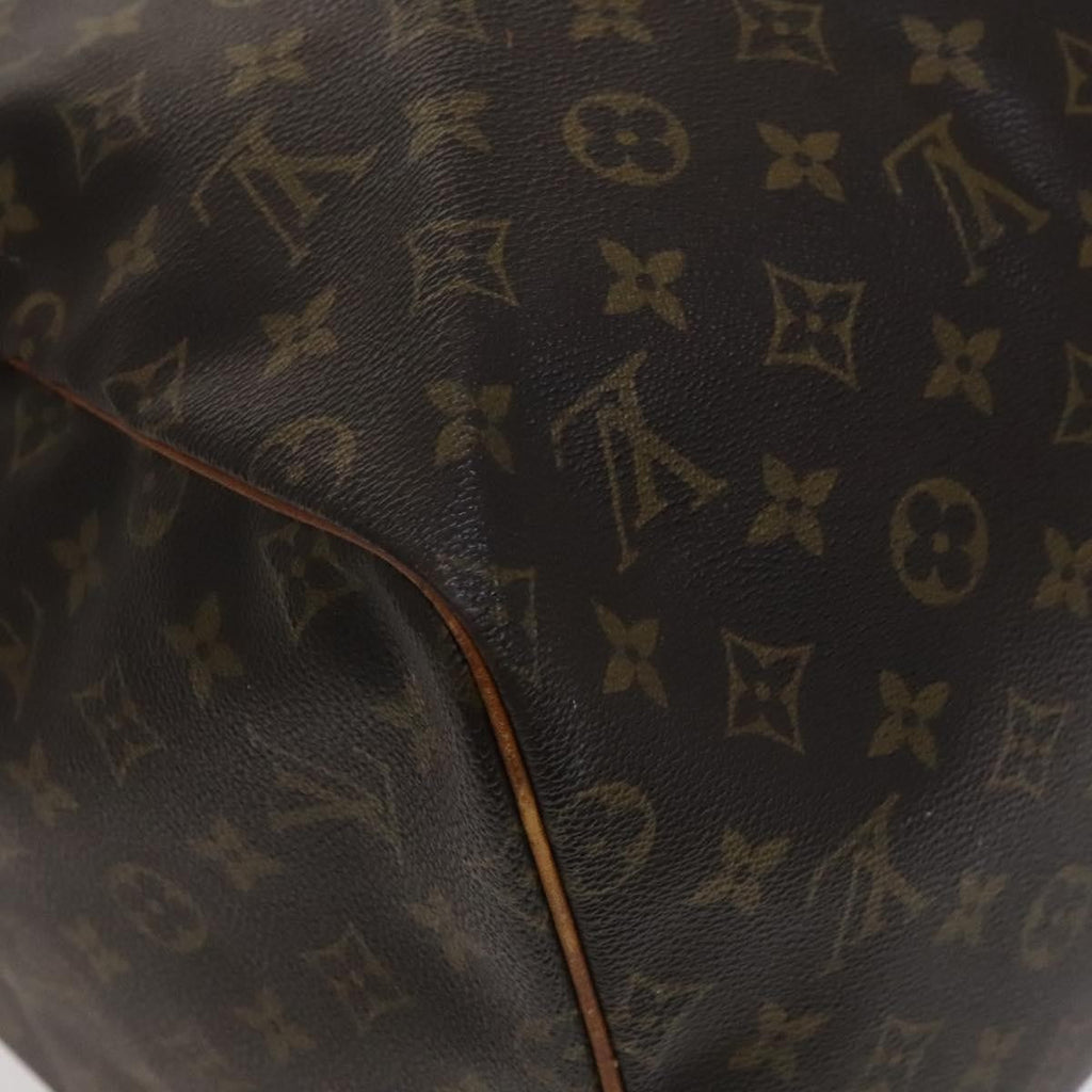 Louis Vuitton Keepall Bag Monogram Canvas Brown Canvas Bag (Pre-Owned)