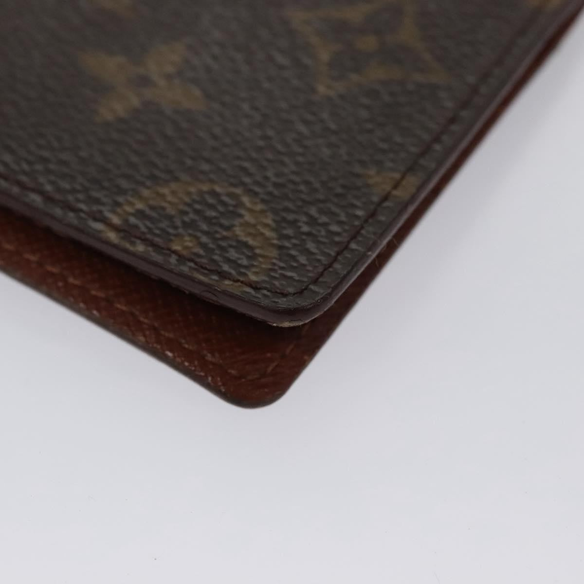 Louis Vuitton Vertical Id Card Holder Canvas Brown Canvas Card Holders Accessory (Pre-Owned)