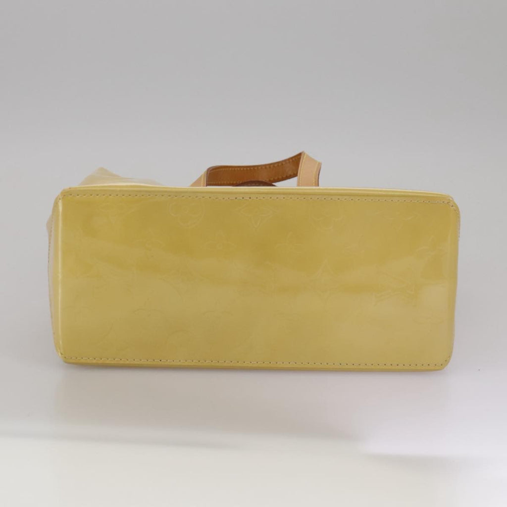 Louis Vuitton Reade Handbag Monogram Vernis Beige Patent_Leather Handbag (Pre-Owned)
