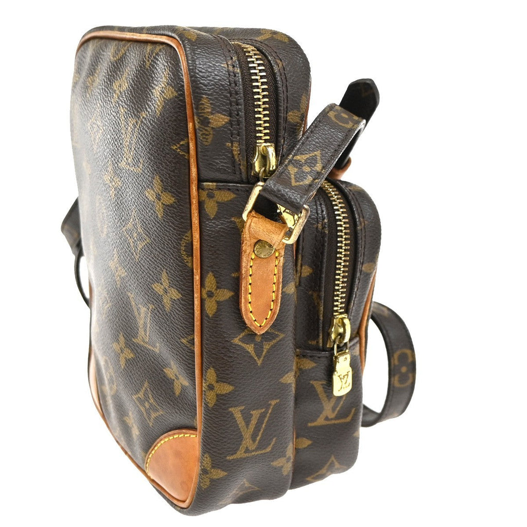 Louis Vuitton Amazone Bag Monogram Canvas Brown Canvas Shoulder Bag Bag (Pre-Owned)