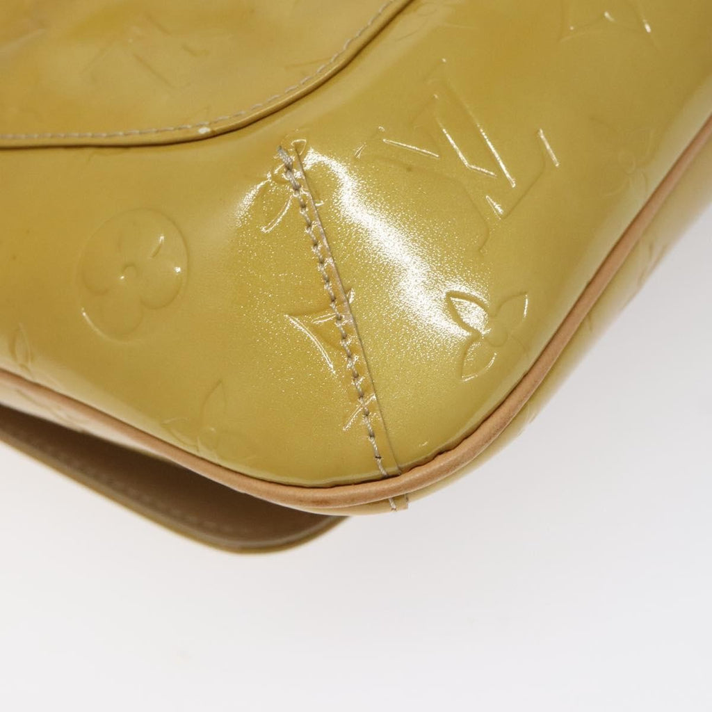 Louis Vuitton Thompson Street Handbag Monogram Vernis Beige Patent_Leather Bag (Pre-Owned)