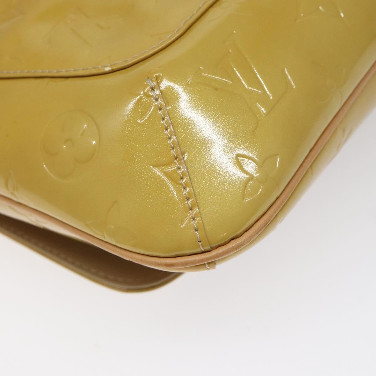 Louis Vuitton Thompson Street Handbag Monogram Vernis Beige Patent_Leather Bag (Pre-Owned)