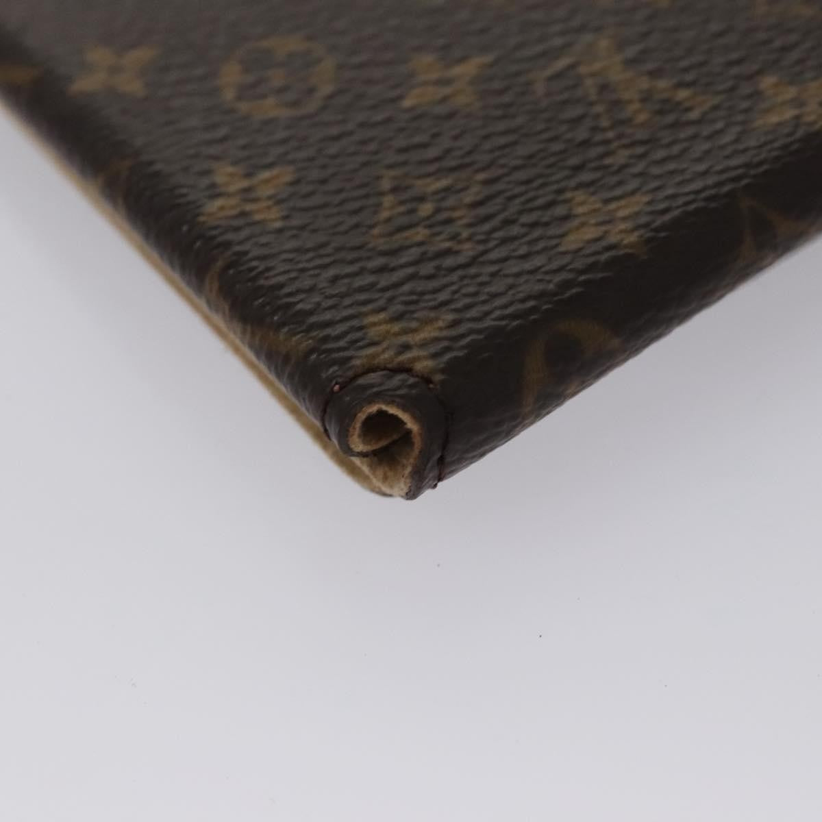 Louis Vuitton Case Jewelry Box Canvas Brown Canvas Wallets Accessory (Pre-Owned)