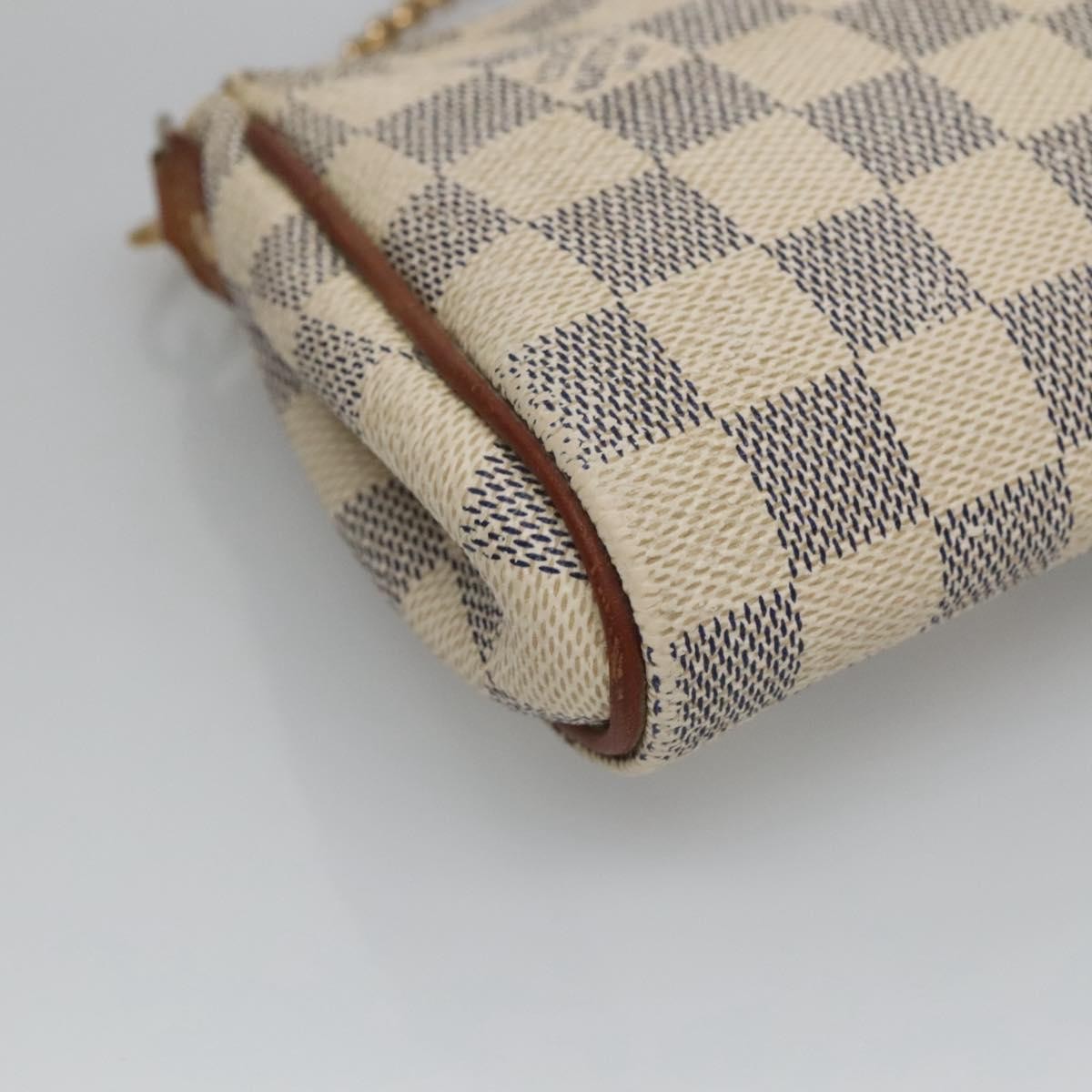 Louis Vuitton Eva Handbag Damier Beige Canvas Shoulder Bag Bag (Pre-Owned)