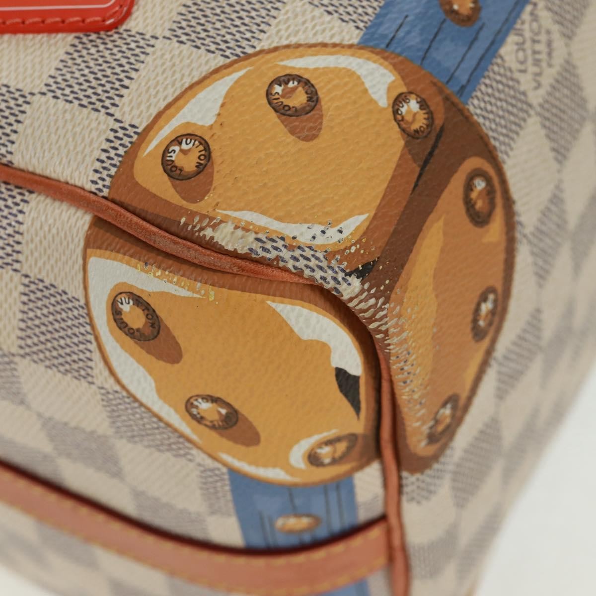Louis Vuitton Speedy Bandouliere Bag Limited Edition Summer Trunks Monogram Canvas Multicolour Canvas Handbag (Pre-Owned)