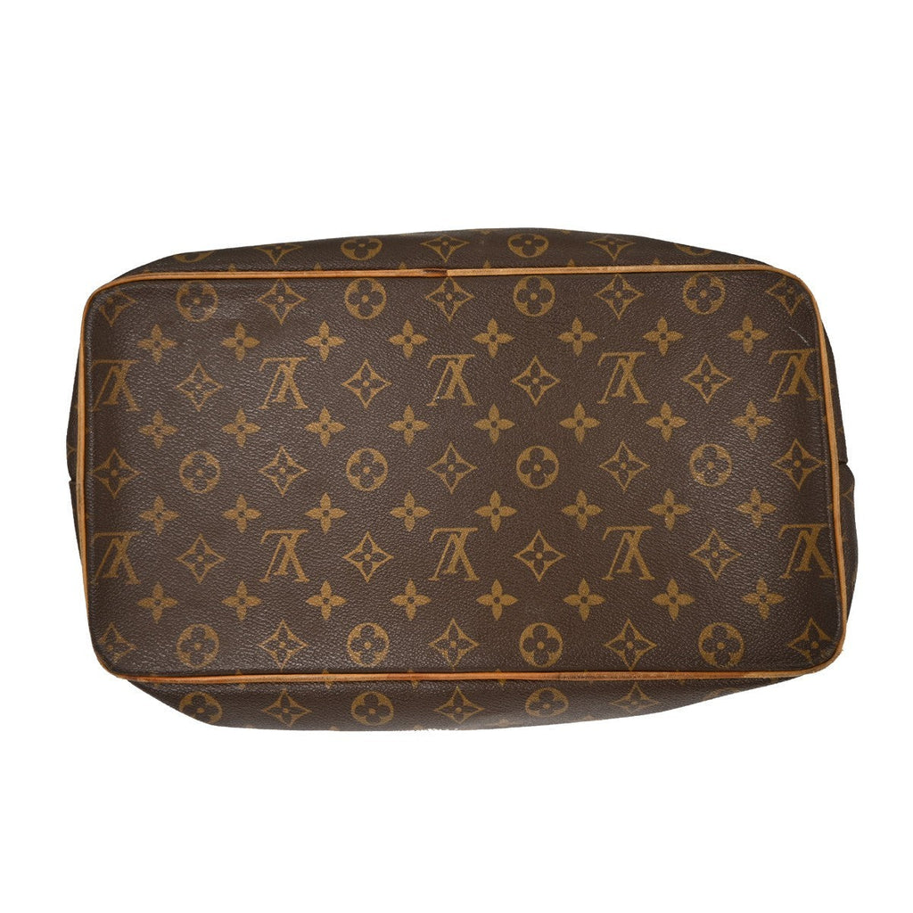 Louis Vuitton Palermo Handbag Monogram Canvas Brown Canvas Tote Bag Bag (Pre-Owned)