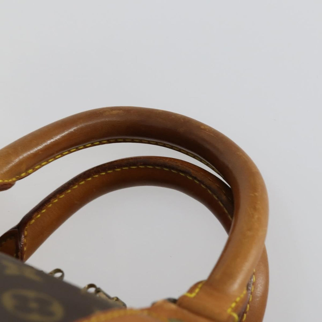 Louis Vuitton Keepall Bag Monogram Canvas Brown Canvas Handbag (Pre-Owned)