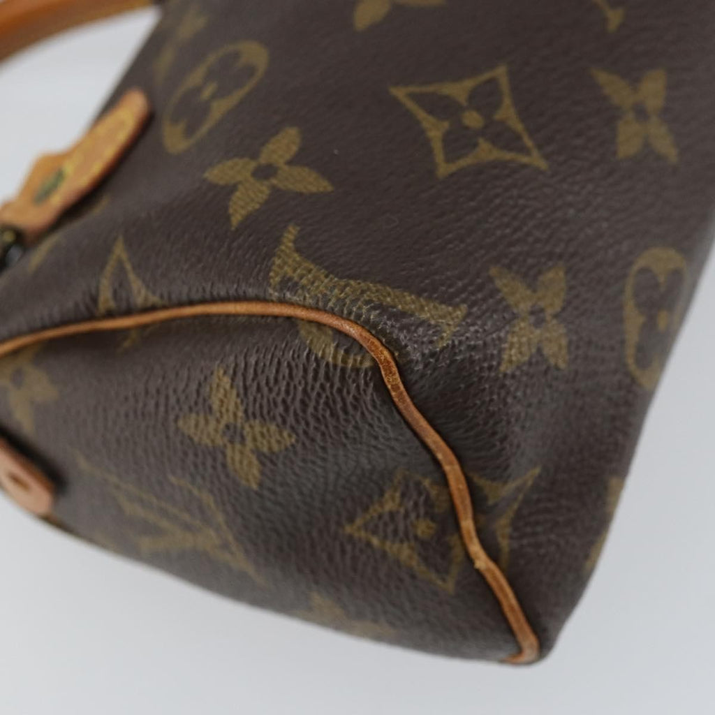 Louis Vuitton Speedy Mini Hl Handbag Monogram Canvas Brown Canvas Handbag (Pre-Owned)