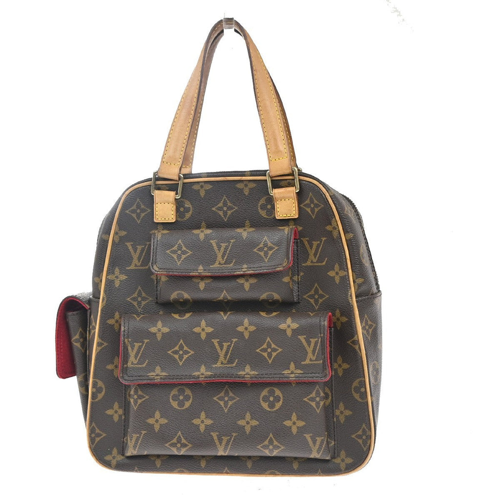 Louis Vuitton Excentri-Cite Handbag Monogram Canvas Brown Canvas Handbag (Pre-Owned)