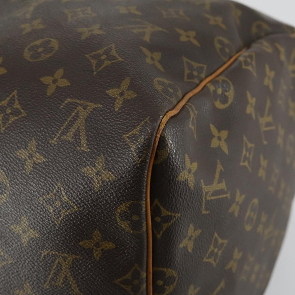 Louis Vuitton Keepall Bag Monogram Canvas Brown Canvas Travel Bag Bag (Pre-Owned)